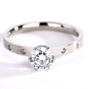 Cubic Zirconia Sterling Silver Ring